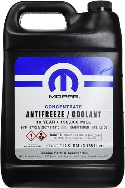 Антифриз концентрат, фіолетовий 1galon (3,785L) MOPAR 68163848AB Chrysler 200 — запчастина Jeep — купити в Україні Jeep.in.ua