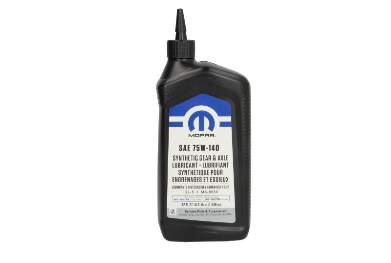 Олива трансмісії, гіпоїдна, синтетична 75W140 MOPAR 68218657AB Dodge Durango, Journey; Jeep Cherokee, Grand Cherokee, Patriot, Renegade — запчастина Jeep — купи