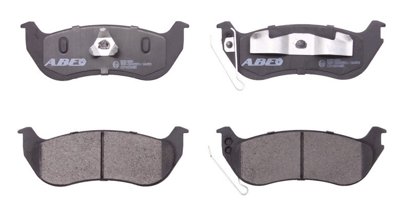 Колодки тормозные задние, керамические дисковые ABE D981ABE Jeep Wrangler, Cherokee; Ford Explorer — Гальмівна система / Гальмівні колодки — купити в Україні Je