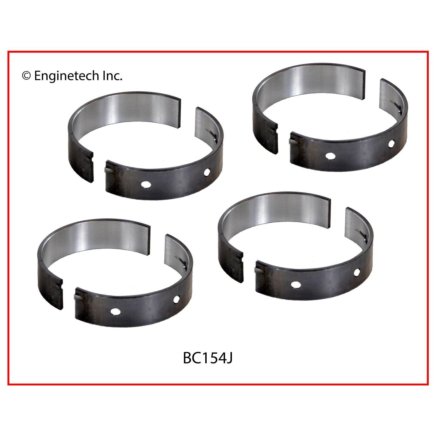 Вкладиші корінний +0,25 Enginetech BC154J25MM Jeep Wrangler, Grand Cherokee; Dodge Journey, Grand Caravan, Durango, Avenger; Chrysler Town & Country, 300C, 200 
