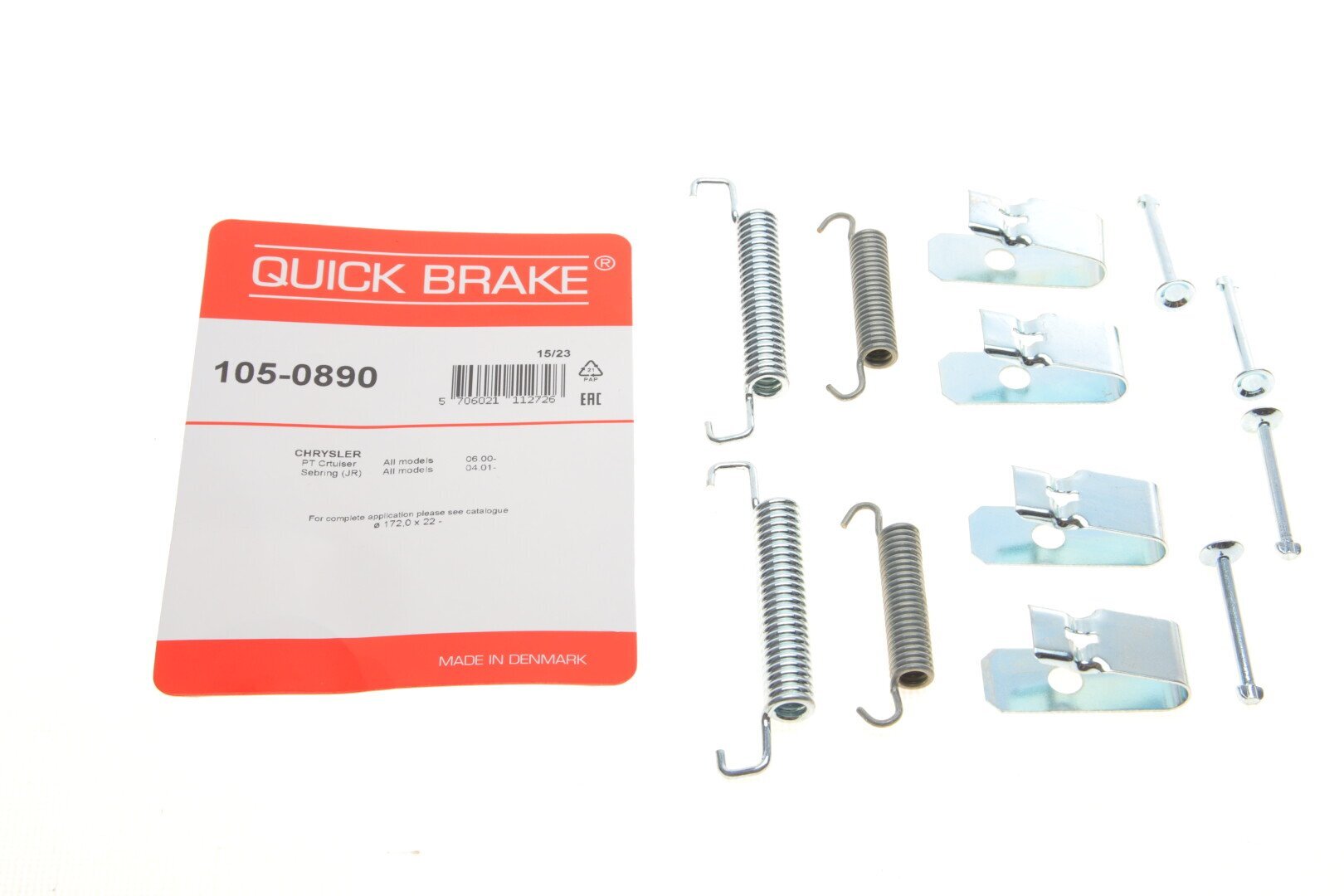 Комплект пружинок колодок ручного гальма QUICK BRAKE 1050890 Chrysler PT Cruiser, Sebring, 300M, Neon — запчастина Jeep — купити в Україні Jeep.in.ua