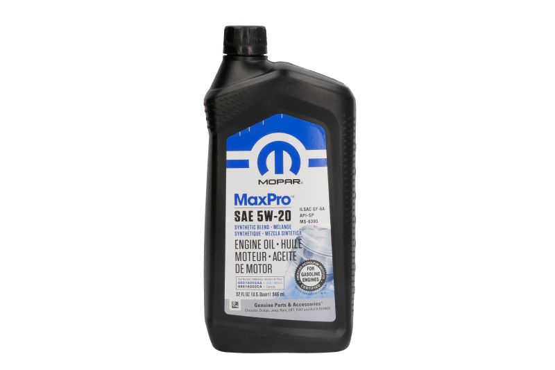 Моторна олива 5W20 (946 ml) — артикул 68518202AA — Mopar — запчастина Jeep — купити в Україні Jeep.in.ua