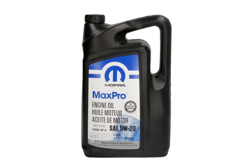 Моторна олива Mopar MaxPro 5w-20 5L — артикул 68518203AA — запчастина Jeep — купити в Україні Jeep.in.ua