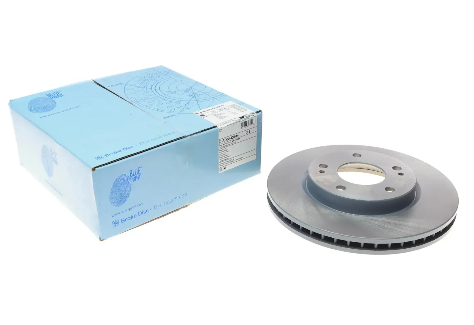 Диск гальмівний передній задні барабанні гальма 10,87 дюйма — артикул ADC443104 — BLUE PRINT — запчастина Jeep — купити в Україні Jeep.in.ua